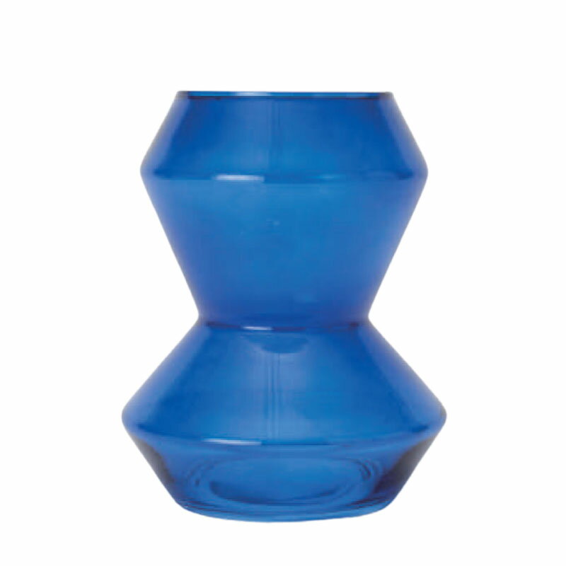 花・観葉植物用ポット カルラ 18 B glass （1個入り） 93221 花瓶 （代引き不可） 小型サイズ フラワーベース FARM （p282）