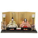 雛人形 木目込み 親王平飾り 真多呂 古今人形 寛永雛 伝統的工芸品 hn250 hs841 幅60cm 裏箔金桜屏風 2人 (24hina-ya-to0867...