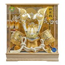 五月人形 ケース入り 着用兜飾り 竜王 大鍬型の兜 アクリルケース 幅48cm 栓欅 fn3-1 五月人形ケース飾