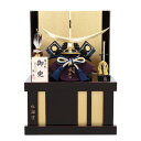 五月人形 兜 収納飾り 辰広 1/6 伊達政宗 江戸甲冑 紅溜塗 幅31cm(6K22AA771)