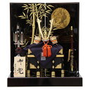五月人形 兜 平飾り 12号 幅65cm(245to0459)粟田口清信 一枚物 京甲冑 研出し月に竹屏風 ym1085(gk14/yb1019/yd1020/...