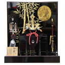五月人形 兜 平飾り 1/2 幅65cm(245to0460)鞆美 豊臣秀吉 上笠 江戸甲冑 研出し月に竹屏風 ym1106(gk108/yb1019/yd10...