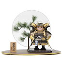五月人形 子ども大将 平飾り 上杉33 幅60cm(245to0552)清雲齋 鎧着黒 上杉 戦国武将 モニュメント丸窓MATU ym1208(gk227/yb1076/yd1018/gs549) 端午の節句 インテリア