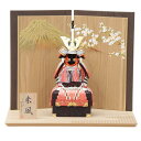 五月人形 木目込鎧 平飾り 木目込み鎧飾り 幅45cm(245to0597)鈴木國与志 新朱風 楓屏風富士桜 ym1055(gk146/yb1002/gs594...