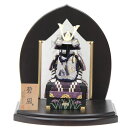 五月人形 木目込鎧 平飾り 木目込み鎧飾り 幅36cm(245to0622)鈴木國与志 碧風 紫 龍麻和紙照明付屏風 ym1057(gk196/yb1004/g...