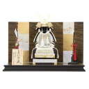 五月人形 木目込鎧 平飾り 木目込み鎧飾り 幅44cm(245to0642)鈴木國与志 しろがねの風 ひなたセット ym1034(gk179/yb1017/yy...