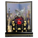 五月人形 兜 平飾り 15号 幅83cm(245to0812)一水 極上竹雀(銀) 京甲冑 杜若エメラルド屏風 ym1112(gk56/yb1064/yd103...