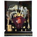 五月人形 兜 平飾り 20号 幅83cm(245to0816)一水 裾裏 京甲冑 螺鈿巻龍屏風 ym1116(gk85/yb1065/yd1035/yy1034...