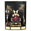 五月人形 兜 平飾り 15号 幅85cm(245to0865)武久 一枚物 赤糸縅 京甲冑 宝永刺繍松屏風 ym1153(gk186/yb1058/yd1036...