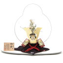 五月人形 兜 平飾り 1/3 幅60cm(245to1021)鞆美 源義経 萌葱 江戸甲冑 モニュメントHANAMADO ym1212n(gk229b/yb10...