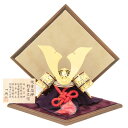 五月人形 兜 平飾り 10号 幅47cm(245to1033)一徳 竹雀 上巻 菱飾りベルベット赤 大 ym1190n(gk205b/yb1102/gs1023...