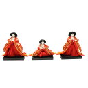 アウトレット品 雛人形 人形単品 三五 三人官女 金襴 一人台付 3人 0cm (25a-ya-0257) インテリア ディスプレイ 見切処分品