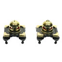 アウトレット品 雛人形 道具単品 中形 雛道具 御殿火鉢 2個セット 高さ9cm (25a-ya-0323) インテリア ディスプレイ 見切処分品