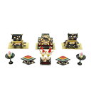 アウトレット品 雛人形 道具単品 30号 雛道具6点セット 桜衣 木製(25a-ya-0347) インテリア ディスプレイ 見切処分品