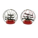 アウトレット品 雛人形 道具単品 小形 桜橘 平安印 紅白梅 赤丸台 高さ14cm (25a-ya-0556) インテリア ディスプレイ 見切処分品