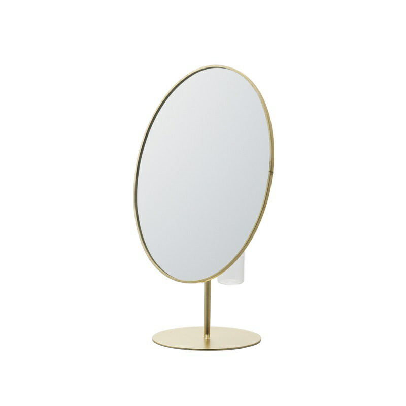 花瓶 フラワーベース Glass Flower+ mirror vase ミラー ベース gold （1個入り） [510-505-902] [p29]..