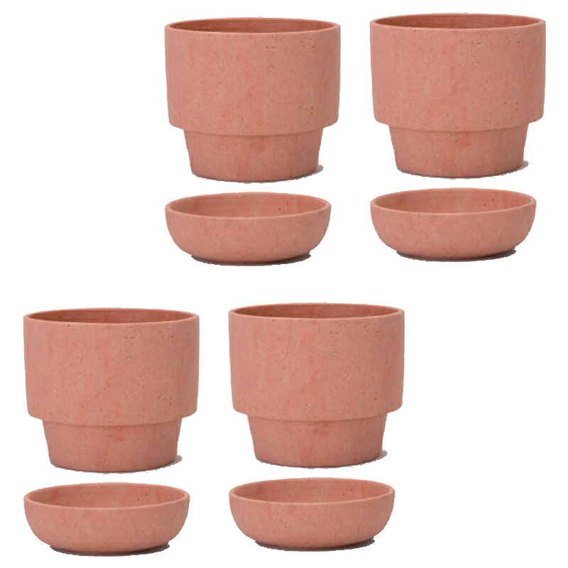 花・観葉植物用ポット フューズ ポット 13 P Ceramic POT （4個入り） 18019 底穴あり 受皿別売り （代..