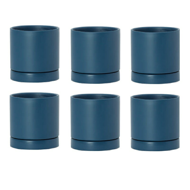 花・観葉植物用ポット オーセ 11 B Ceramic POT （6個入り） 19009 底穴あり 受皿付き （代引き不可） ..