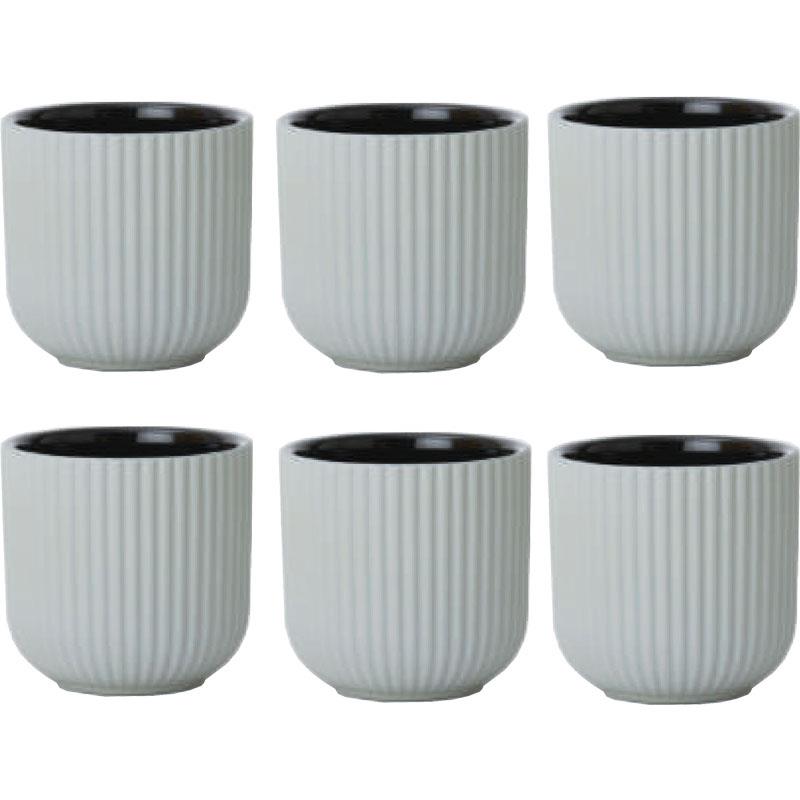 花・観葉植物用ポット エルセ 14 H Ceramic POT （6個入り） 40145 底穴なし 鉢タイプ （代引き不可） ..