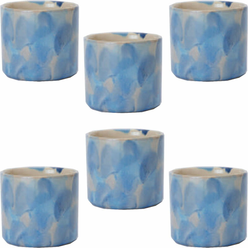 花・観葉植物用ポット ダシャ 9 Ceramic POT （6個入り） 40172 底穴なし 鉢タイプ （代引き不可） 小..