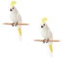 ガーデンアクセサリ ホワイト パロット 30 DECORATION (2個入り) 48001 (代引き不可) ガーデン雑貨 FARM (p369)