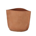 花・観葉植物用ポット レザーポット 20 ブラウン Leather POT (1個入り) 56036 底穴なし 革製 (代引き不可) 中型鉢カバー FARM (p147)