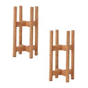 花・観葉植物用ポット ウッドスタンド トール 丸脚 15 STAND (2個入り) 77133 木製 (代引き不可) スタンド FARM (p201)