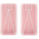 花・観葉植物用ポット ポットスタンド フォーク 60 ホワイト STAND (2個入り) 83012 底寸11cmまで用 (代引き不可) スタンド FARM (...