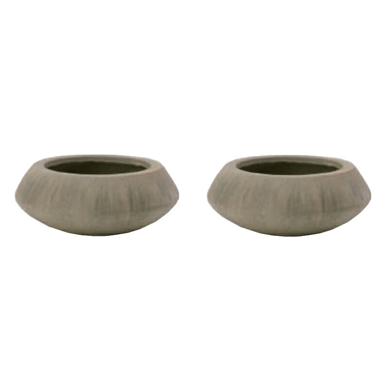 花・観葉植物用ポット ジルダ 12 アンティークグリーン Ceramic POT （2個入り） 94008 底穴なし お盆..