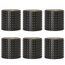 花・観葉植物用ポット モニク 11 K Metal POT (6個入り) 23120 底穴なし パウダーコートスチール製 (代引き不可) 小型鉢カバー FARM...