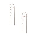 ガーデンアクセサリ ラーケル支柱 L R ステンレスコッパー tool&accessory (2個入り) 33117 (代引き不可) ガーデン雑貨 FARM (...