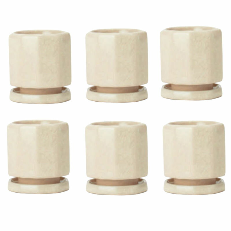 花・観葉植物用ポット シア クライド 4 C Ceramic POT （6個入り） 47107 底穴あり 受皿付き （代引き..