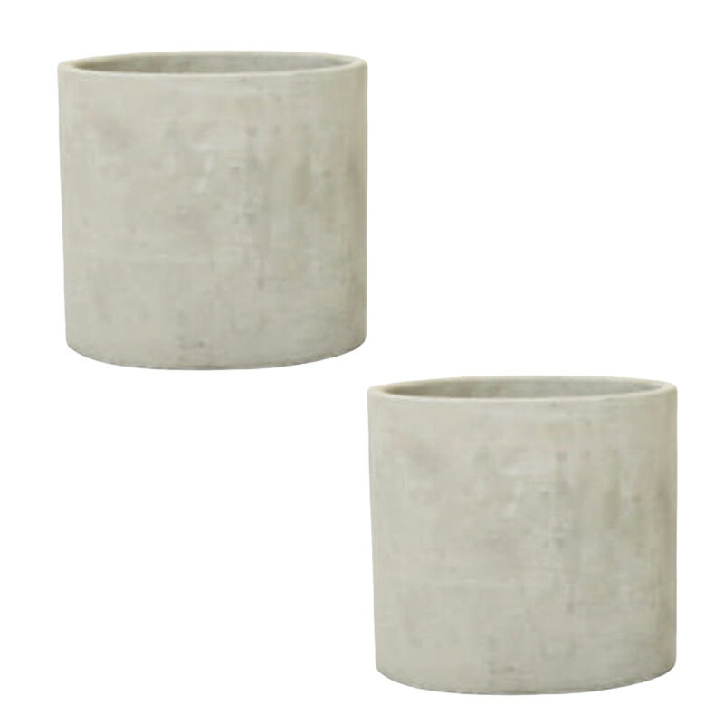 花・観葉植物用ポット アダ シリンダー 18 Ceramic POT （2個入り） 57022 底穴なし 鉢タイプ （代引き..