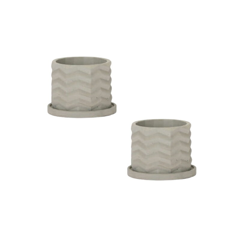 花・観葉植物用ポット シモナ 11 ZS Ceramic POT （2個入り） 68016 底穴あり 受皿付き （代引き不可）..