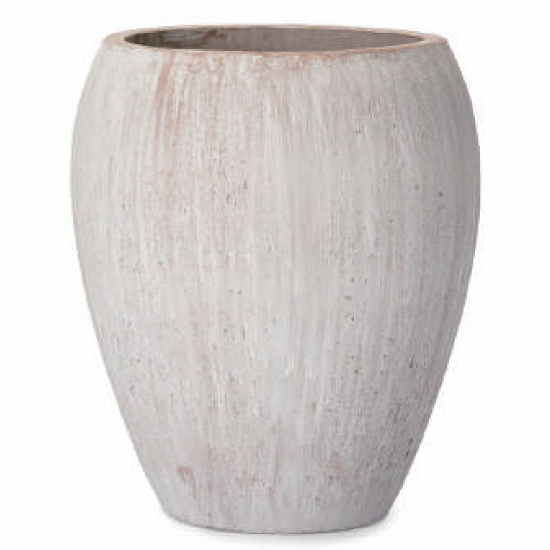 花・観葉植物用ポット コーテス ジャー ホワイトウォッシュ L 64/G（1個入り）ct-004b19e [KTp181] 特..