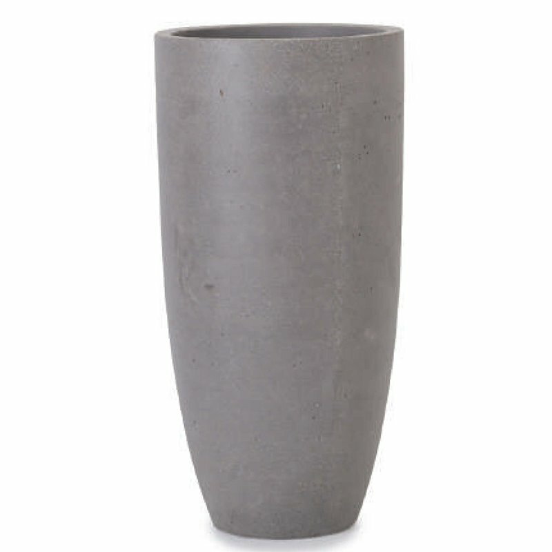 花・観葉植物用ポット コーテス ラウンドハイ M 32/B グレー（1個入り）ct-008h11e [KTp179] 中型ポッ..