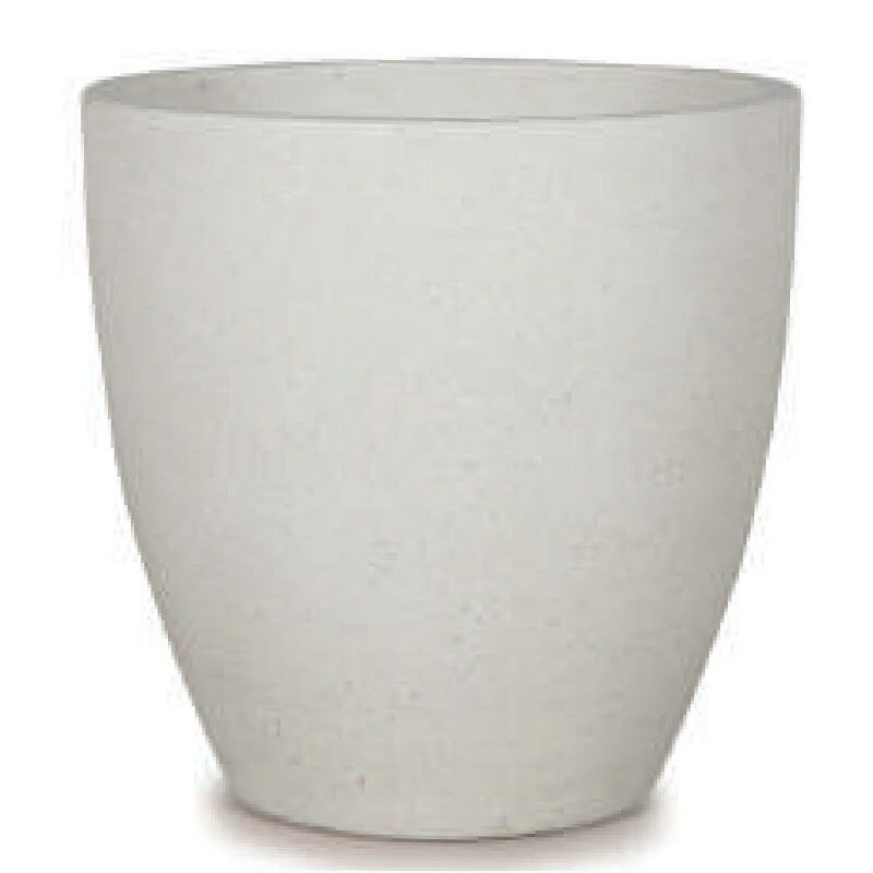 花・観葉植物用ポット コーテス ラウンド L 50/B ホワイトテラゾ（1個入り）ct-101w17e [KTp169] 大型..