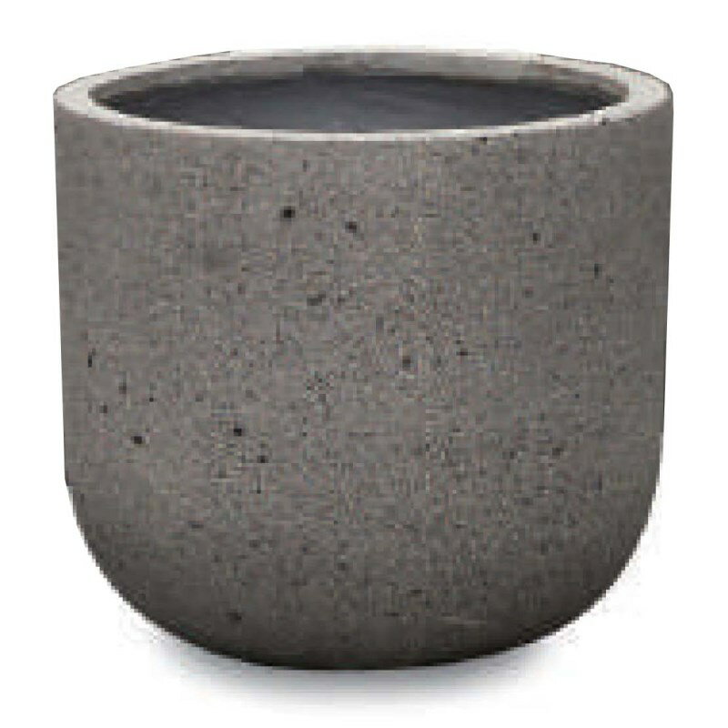 花・観葉植物用ポット ファイバーストーン バルゴ ラテルストーン S 33/A グレー（1個入り）fs-l05h33n..