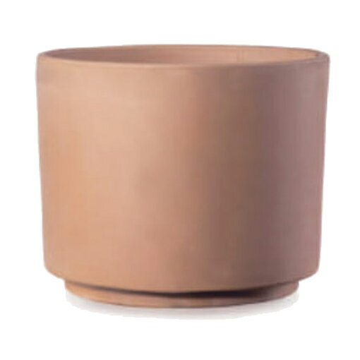 花・観葉植物用ポット イタリアンテラコッタ モデュ−ロ シリンダー トップ ホワイト M 8号（1個入り）i..