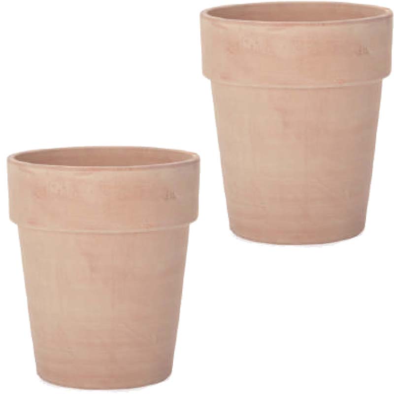 花・観葉植物用ポット イタリアンテラコッタ アルト アリーナ M 8号（2個入り）it-ww03232 [KTp311] 小..