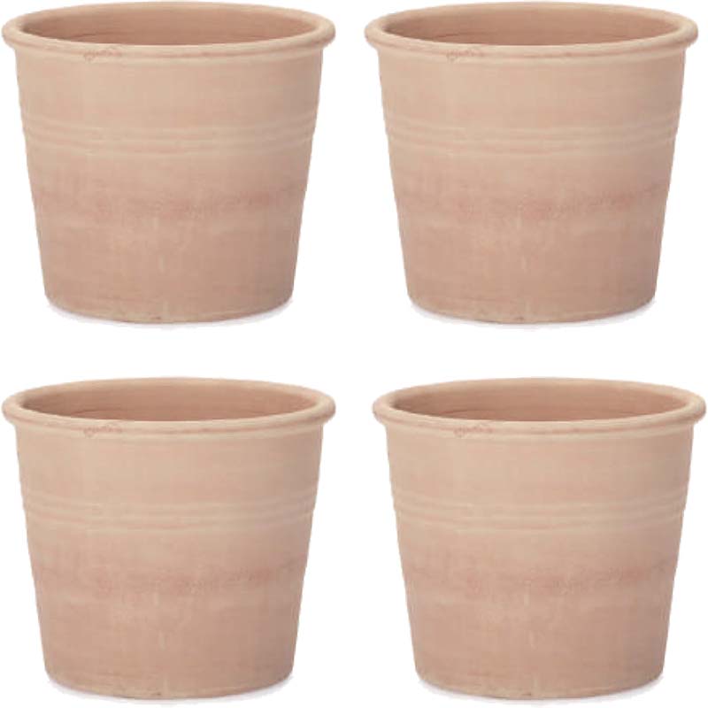 花・観葉植物用ポット イタリアンテラコッタ シリンドロ アリーナ S 6号（4個入り）it-ww12182 [KTp309..