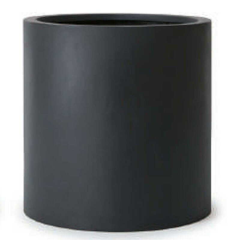 花・観葉植物用ポット マグナス シリンダー L 51/C ブラック（1個入り）kol-m0k051 [KTp38] 大型ポット..