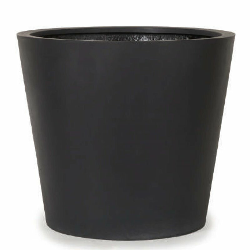 花・観葉植物用ポット マグナス コニック S 58/C ブラック（1個入り）kol-m3k058 [KTp31] 特大ポット （代引き不可）ホテル・オフィスビル・店舗 エクステリア ガーデン