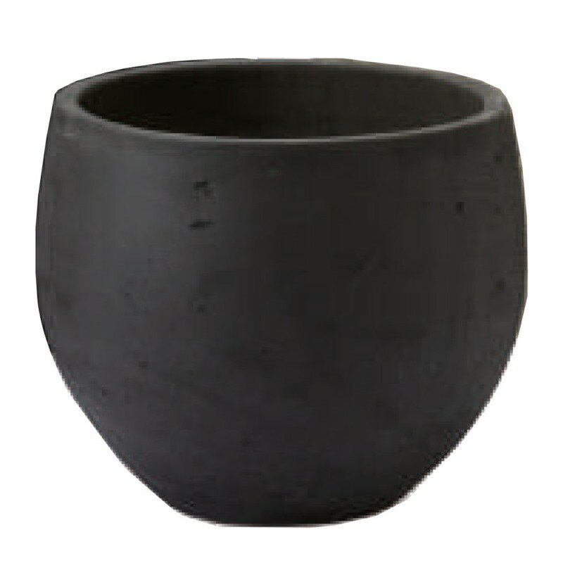 花・観葉植物用ポット カッセル オーブ S 8号/A ダークグレー（1個入り）ks-403h08e [KTp147] 小型ポッ..