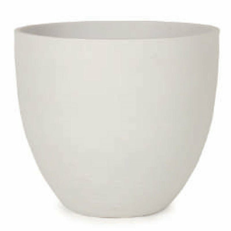 花・観葉植物用ポット ソンク ラウンド L 50/B ホワイトサンド（1個入り）sk-501w50e [KTp71] 大型鉢カ..