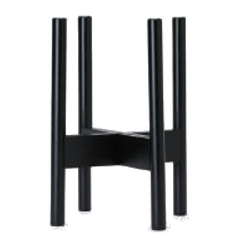 花・観葉植物用ポット用アクセサリ アジャスタブル ポットスタンド H36 ブラック（1個入り）ac-ws3k36e..