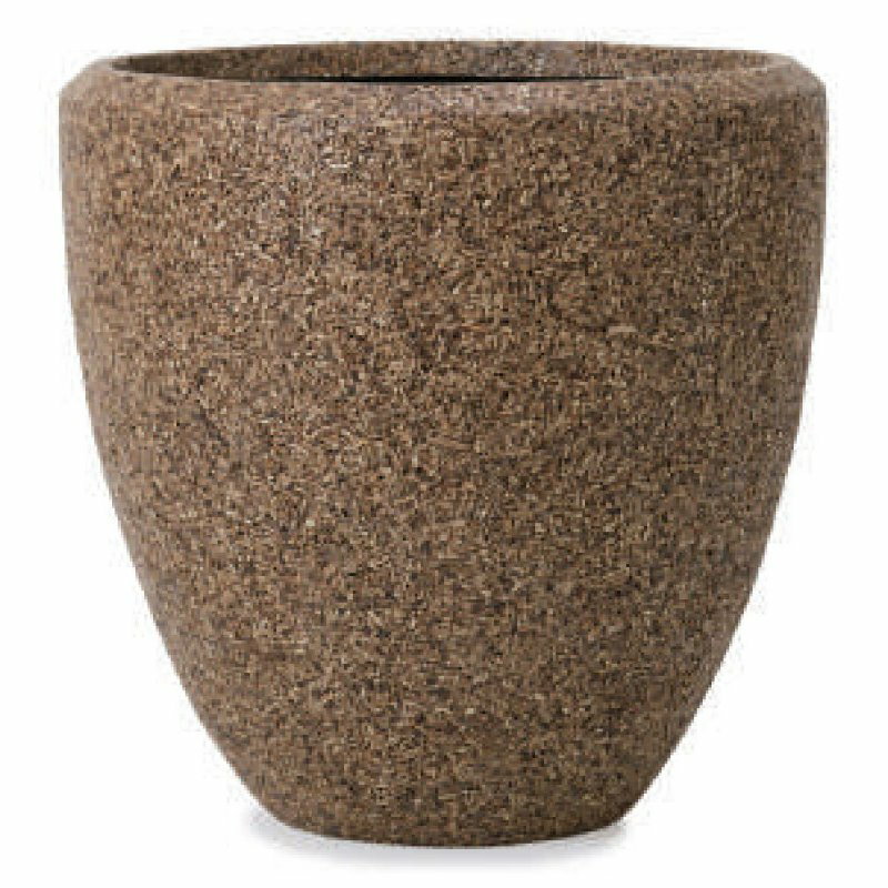 花・観葉植物用ポット ネイチャーズキャスト ラウンド S 33/A ブラウン（1個入り）kol-nc1c3e [KTp385]..
