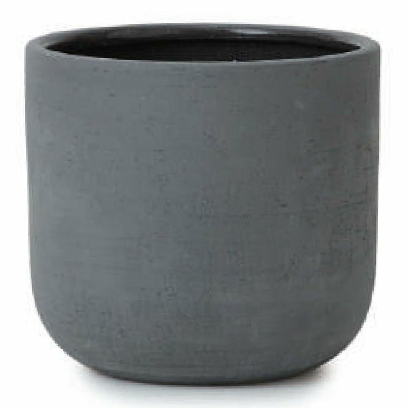 花・観葉植物用ポット ルーケト ユーポット L 8号用 ダークグレー（1個入り）lc-001k33v [KTp365] 中型..