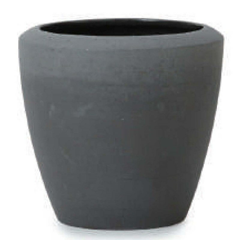 花・観葉植物用ポット ルーケト ジャー M 6号用 ダークグレー（1個入り）lc-002k28v [KTp365] 小型ポッ..