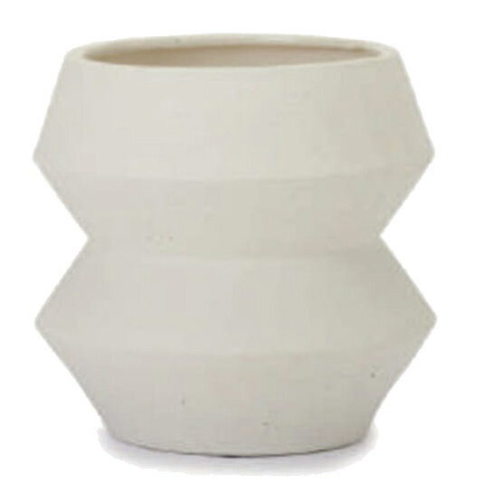 花・観葉植物用ポット ルーケト エメ M 6号用/A ホワイト（1個入り）lc-004w31e [KTp367] 小型ポット ..